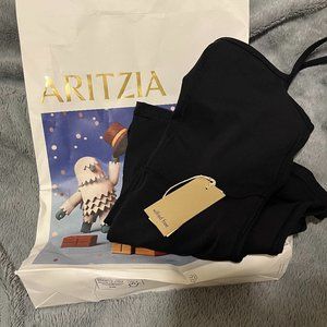 NWT Aritzia Wilfred Free Divinity Jumpsuit Black Size Small